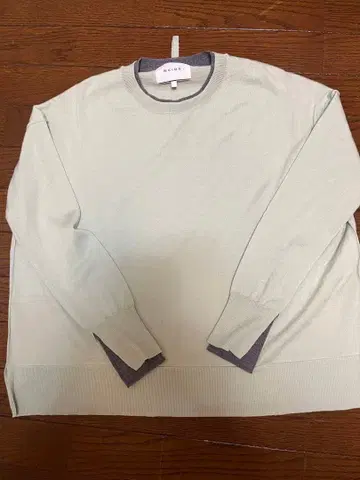 BEIGE, 민트 그린 긴팔 니트