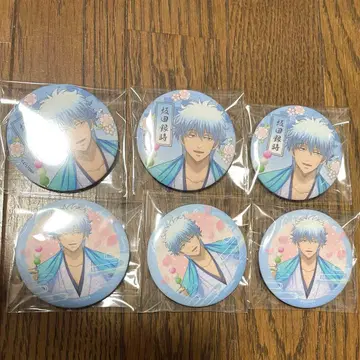 은혼 마루이 꽃구경 캔뱃지 사카타 긴토키