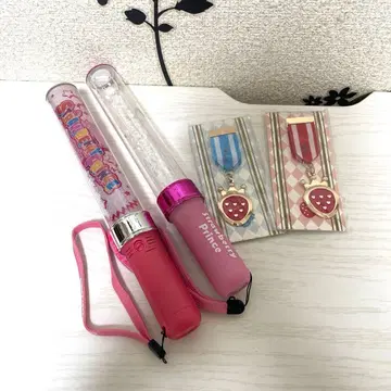 스토푸리 응원봉(배터리 포함)과 훈장 브로치 코론 & 리이누