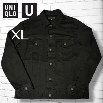 새상품급 UNIQLO 유니클로 트윌 자켓 블랙 XL 4th
