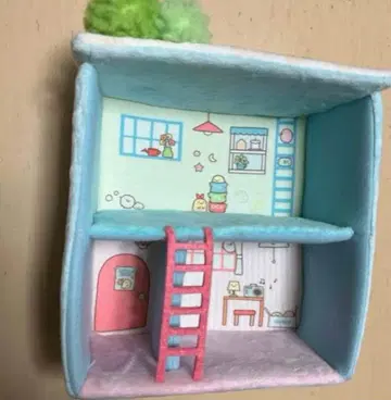 미니어처 하우스 2층 컬러풀