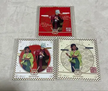 건담 카페 기동전사 건담 샤아 라라 미니 색지풍 코스터