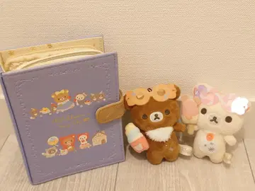 리락쿠마 봉제 인형 세트 수납 파우치 포함