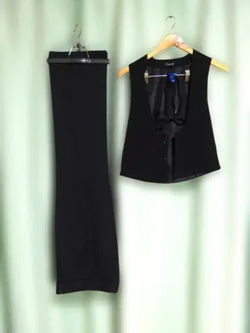 Chacott 베스트와 팬츠 (블랙)