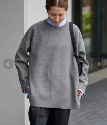 택 포함 새상품 FRAMeWORK 접결 와이드 풀오버