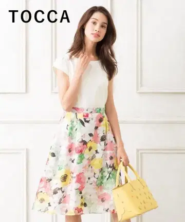 TOCCA RANUNCULUS 드레스 무릎 기장 원피스