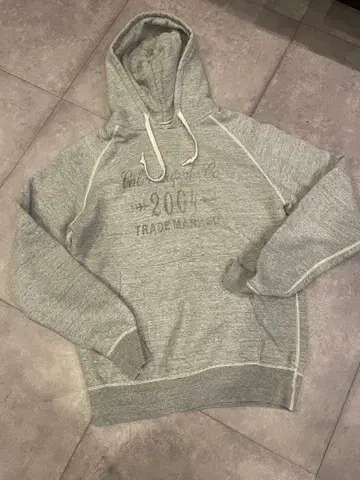 Calee 그레이 후드 부착 후드티 M