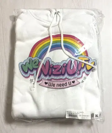 NiziU 미개봉 새상품 We NiziU TV 후드티 화이트