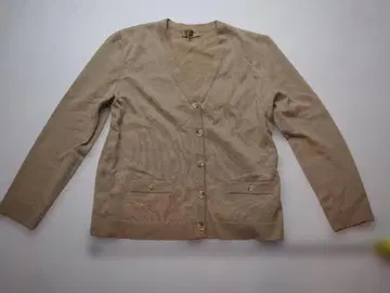 캐시미어 가디건 베이지