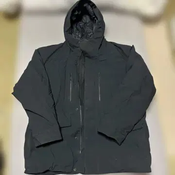 유니클로 UNIQLO 2024AW 하이브리드 다운 후드티 L 블랙