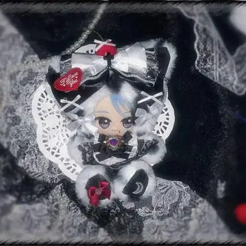 SD 인형 12cm 13cm 인형옷 고양이 블랙 지뢰 y2k