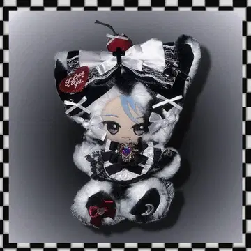 SD 인형 12cm 13cm 인형옷 고양이 블랙 지뢰 y2k