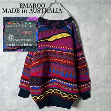 vintage EMAROO 3D 니트 호주산 COOGI PM34