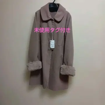 미사용 택 포함 잉그 INGNI 코트 모카 M 비쥬 없음 옷깃 퍼 없음