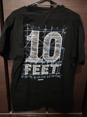 10-FEET 기하학 티셔츠 M 사이즈