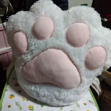 발바닥 디자인 쿠션 화이트 / 다이토 한정판 빅 봉제 인형.