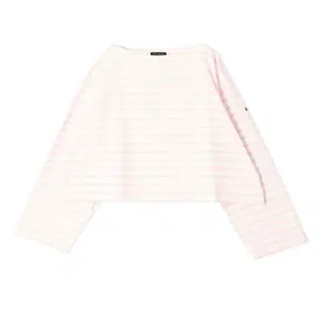 새상품급 Le minor 루미노아 보더 와이드 실루엣 핑크