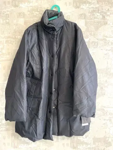 택 포함 새상품/스탠드 롱 다운 자켓/리버서블/더마 컬렉션