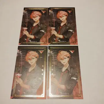 니지산지 아니카페 아카기 웬 금박 칵테일 카드