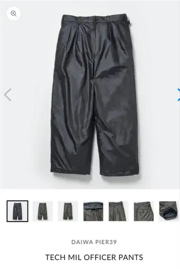 DAIWA PIER39 TECH MIL OFFICER PANTS 블랙