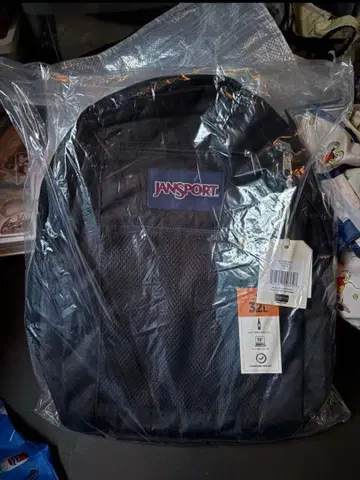 JANSPORT 블랙 백팩 32L