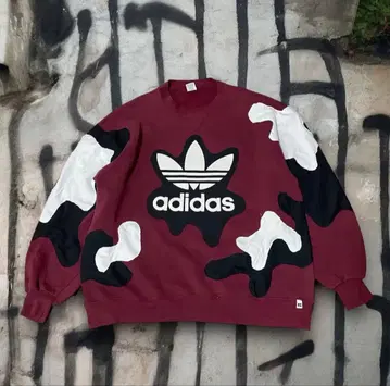 재구축 구제 의류 맨투맨 트레이닝복 XXL