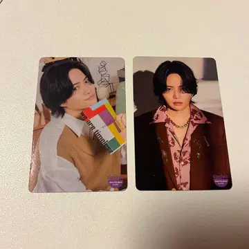 timelesz 키쿠치 후마 테라니시 타쿠토 트레이딩 카드 2장 세트