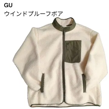 새상품급 GU 바람막이 보아 빅 자켓 XL 화이트