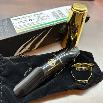 미사용품 테너 색소폰 마우스피스 Concept 리가처 캡 세트