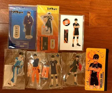 하이큐!! 아크릴 스탠드 카게야마 토비오 봉제 인형 슬라이더 파우치