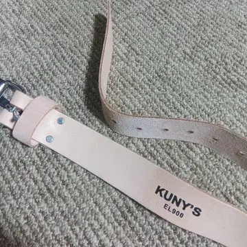 KUNY'S EL900 내추럴 가죽 벨트