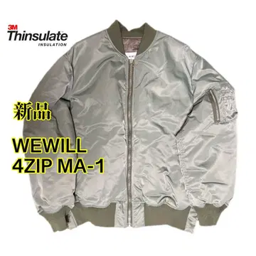 새상품 WEWILL 위윌 MA-1 4ZIP 봄버 자켓