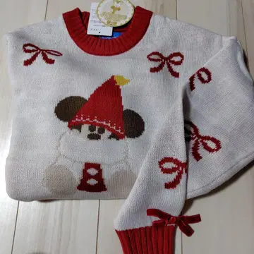 디즈니 크리스마스 릴린린 스웨터 M L 택 포함 새상품