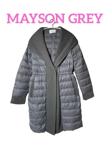 MAYSON GREY 리브 니트 x 다운 자켓