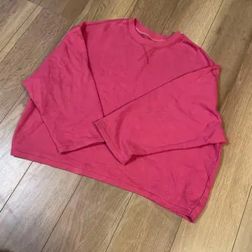 핑크 맨투맨 트레이닝복 사이즈 38