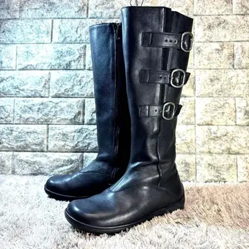 새상품급 BAR 베어 롱 부츠 사이드 지퍼 컴포트 독일제 천연 가죽