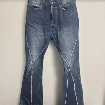 HARE 다크 블루 부츠컷 데님 S 사이즈