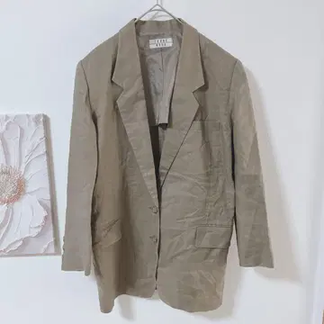 TRANS WORK 테일러드 자켓 아우터 심플 베이지 계열 M 상당