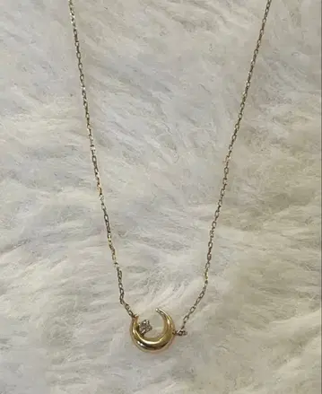 퀴퀴 k10 골드 다이아 목걸이