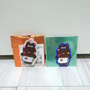 빤쮸토끼 POPUP 키체인 스티커 세트 마블 초코