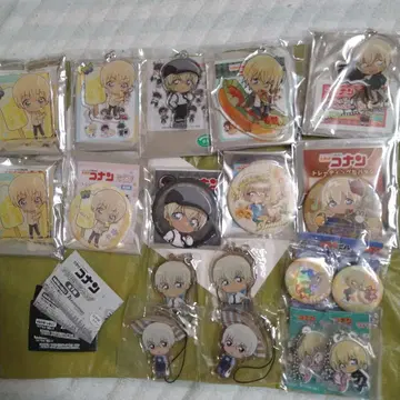 명탐정 코난 아크릴 키링 아크릴 클립 캔뱃지 아무로 묶음 판매