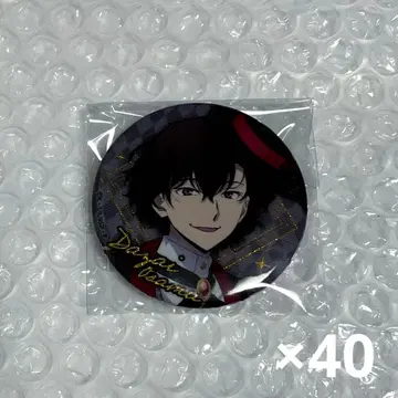 문호 스트레이독스 도쿄 타워 다자이 오사무 캔뱃지 RED