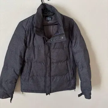 UNION STATION 그레이 다운 자켓 블루종