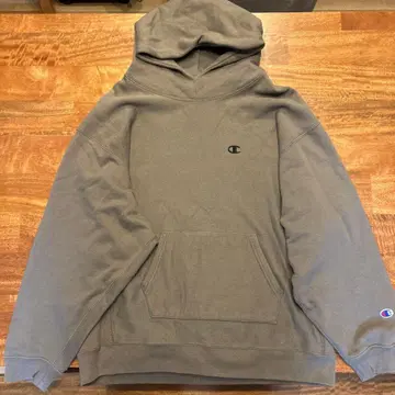 Champion Reverse Weave 후드티 L 사이즈 카키