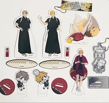 하이큐!! 미야 아츠무 미야 오사무 아크릴 스탠드 아크릴 키링 묶음 판매