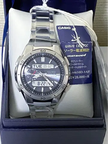 CASIO 카시오 손목시계 전파 솔라 WVA-M650D