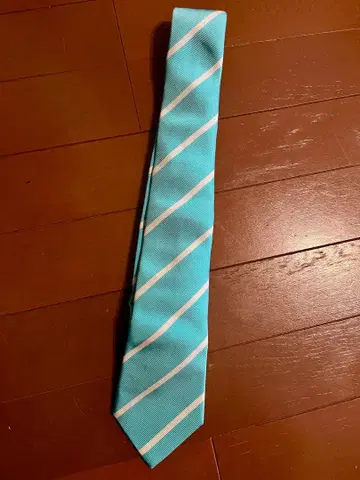 FRANCO BASSI 스카이블루 스트라이프 넥타이