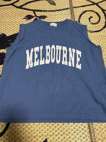 Mucci 멜버른 로고 티셔츠 네이비