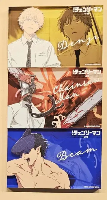 체인소 맨 아크릴 블록 아크릴 스탠드 덴지 빔