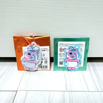 빤쮸토끼 POPUP 키체인 스티커 세트 핥아먹는 캔디